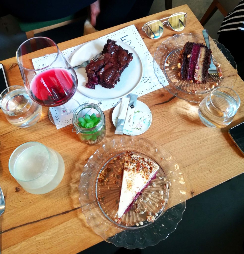 Three slices of delicious cake from Suma