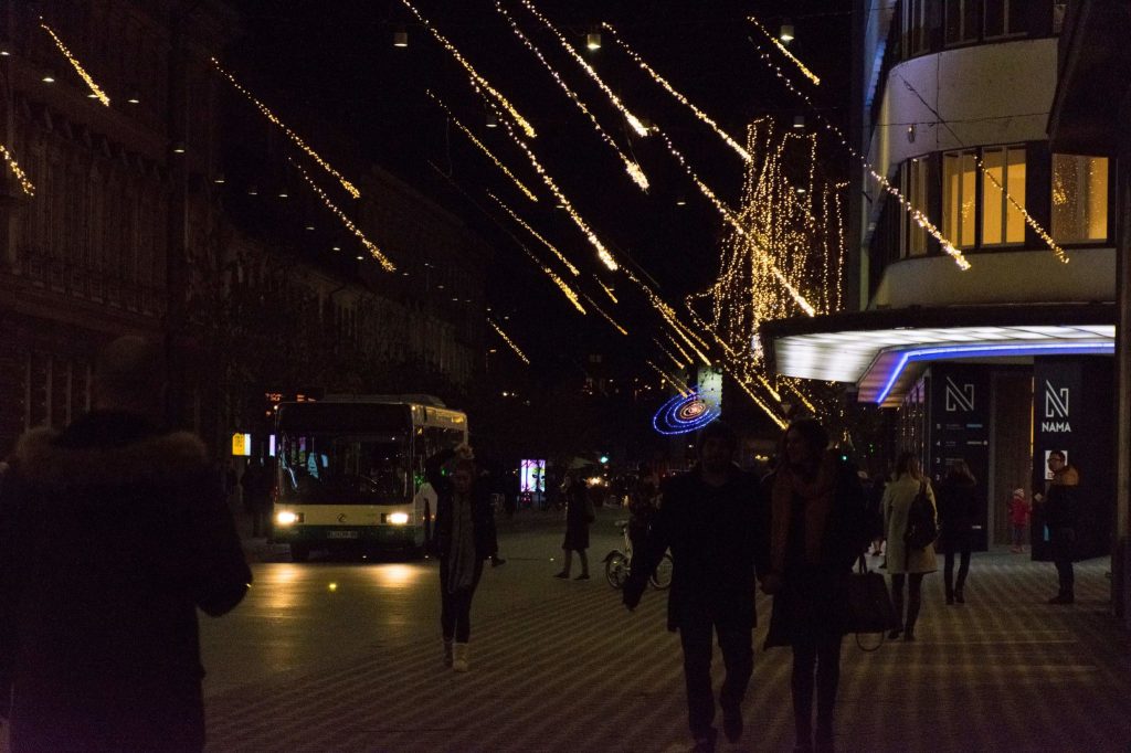 Meteor shower in Ljubljana