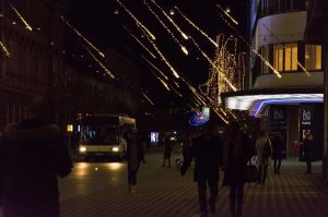 Meteor shower in Ljubljana