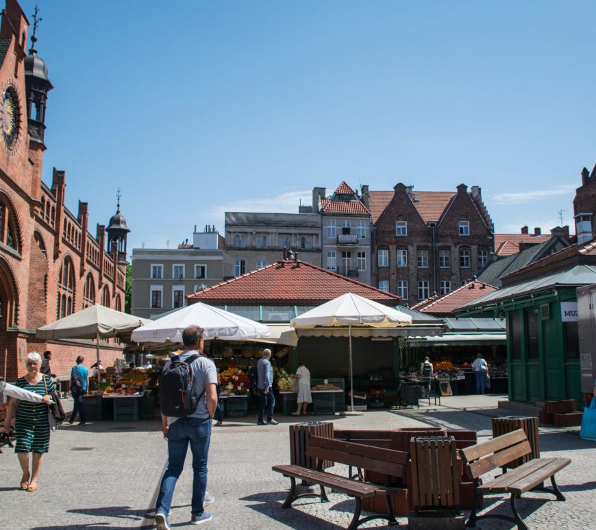 market in Gdansk Poland