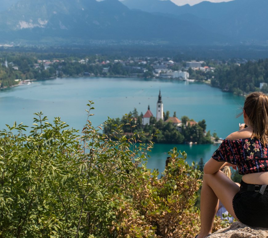 View over Lake Bled