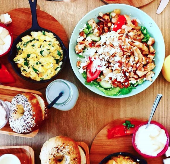 A healthy lunch at Sonder in Pristina, Kosovo