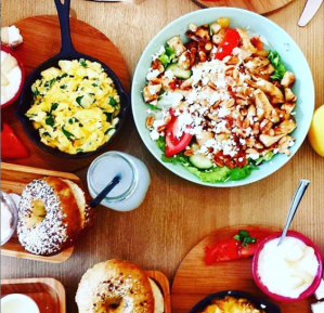 A healthy lunch at Sonder in Pristina, Kosovo