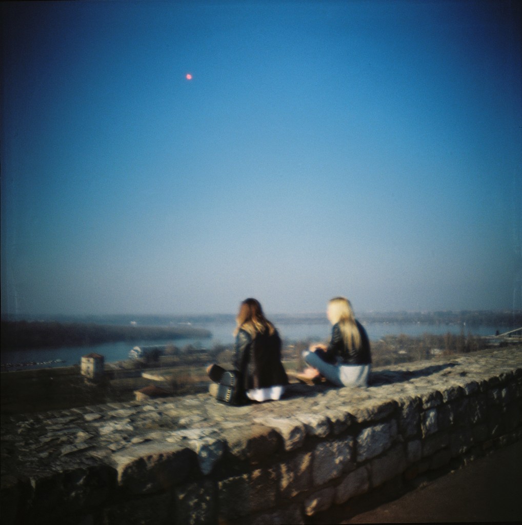 Two girls chilling out on Kalemegdan, Belgrade