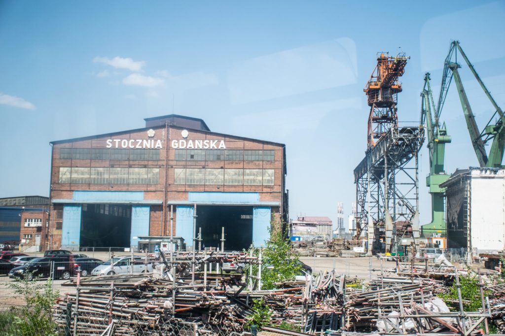 Docks of Gdansk Poland