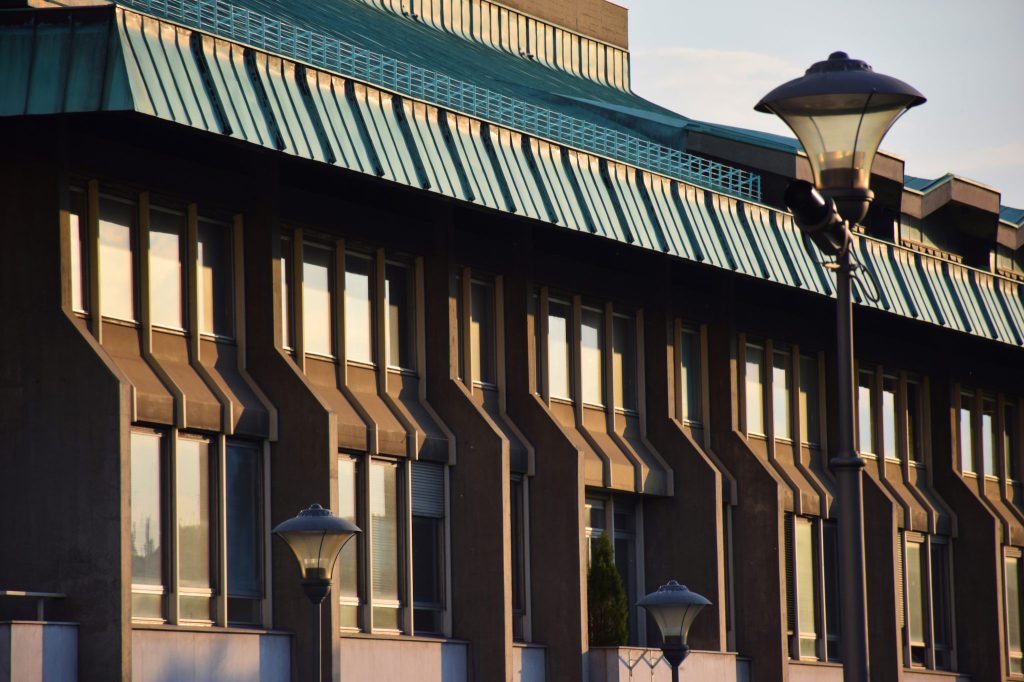 The national library of Belgrade